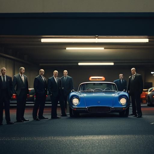 Mobsters and Cars in Cinematic Sunlight