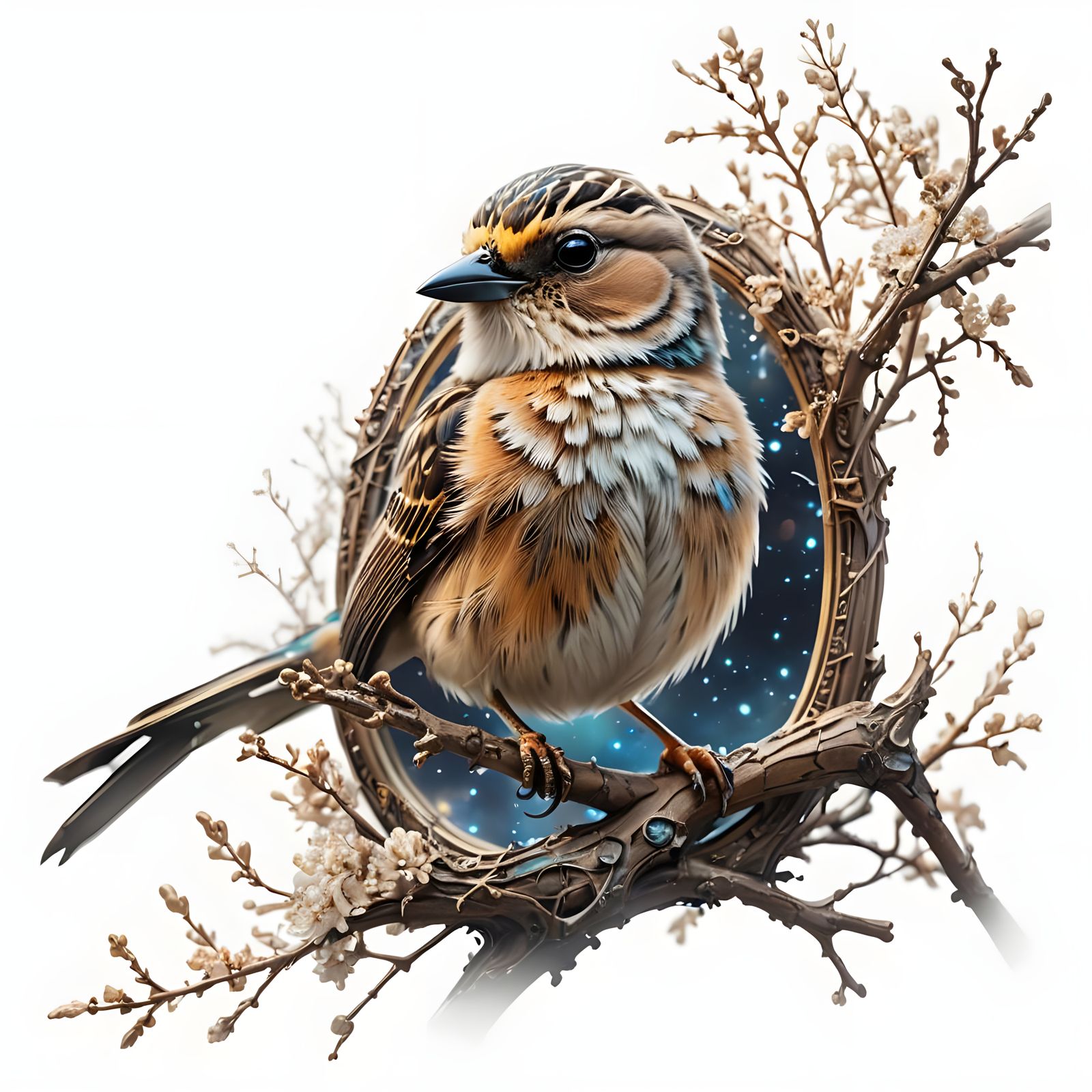 Cosmic Portal in Soft Focus, A Dreamy Vision of Infinity