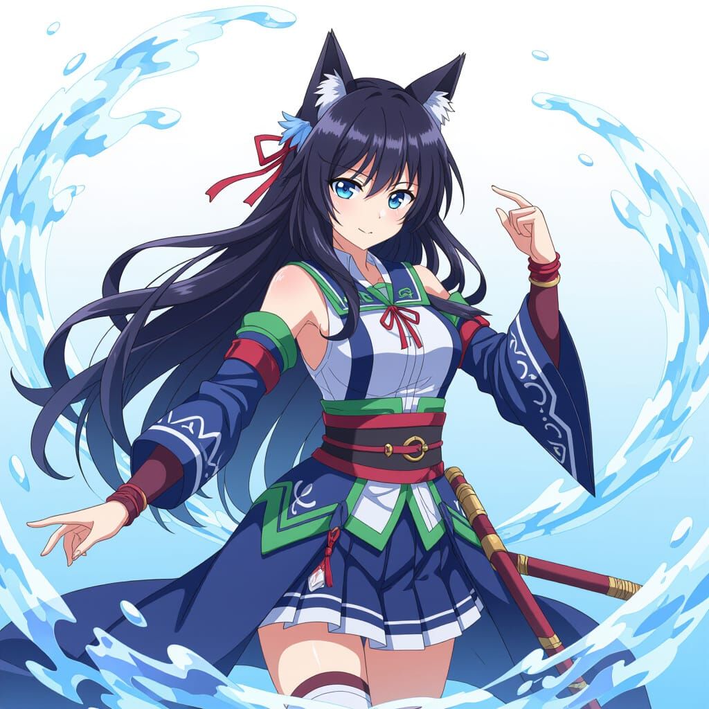 Anime Style Wild Spirit Key Visual