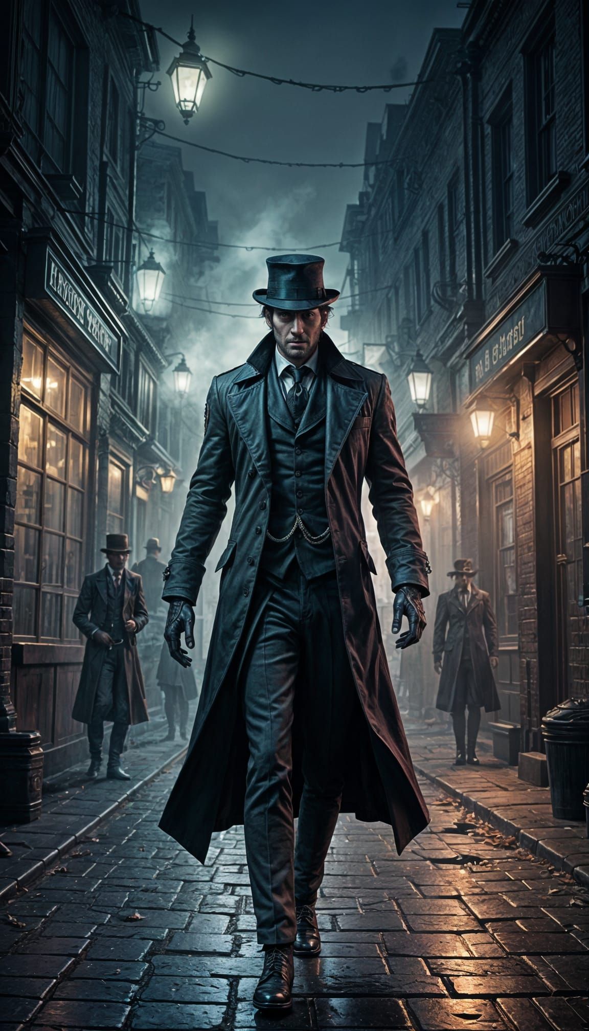 Ethereal Anime Doctor Jekyll and Mr Hyde, with Intricate Det...