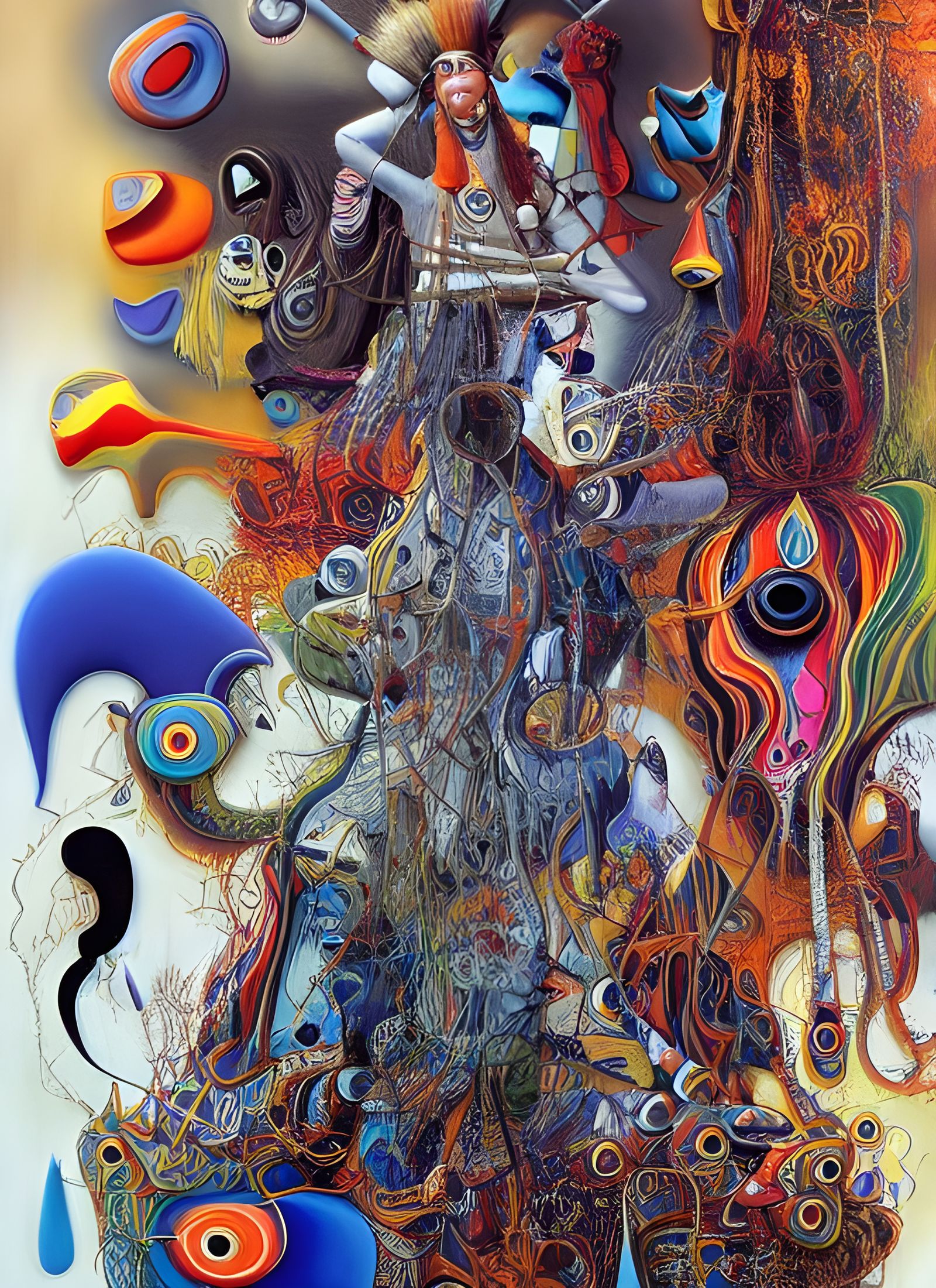 Hyperdetailed Abstract Art in Surreal Style