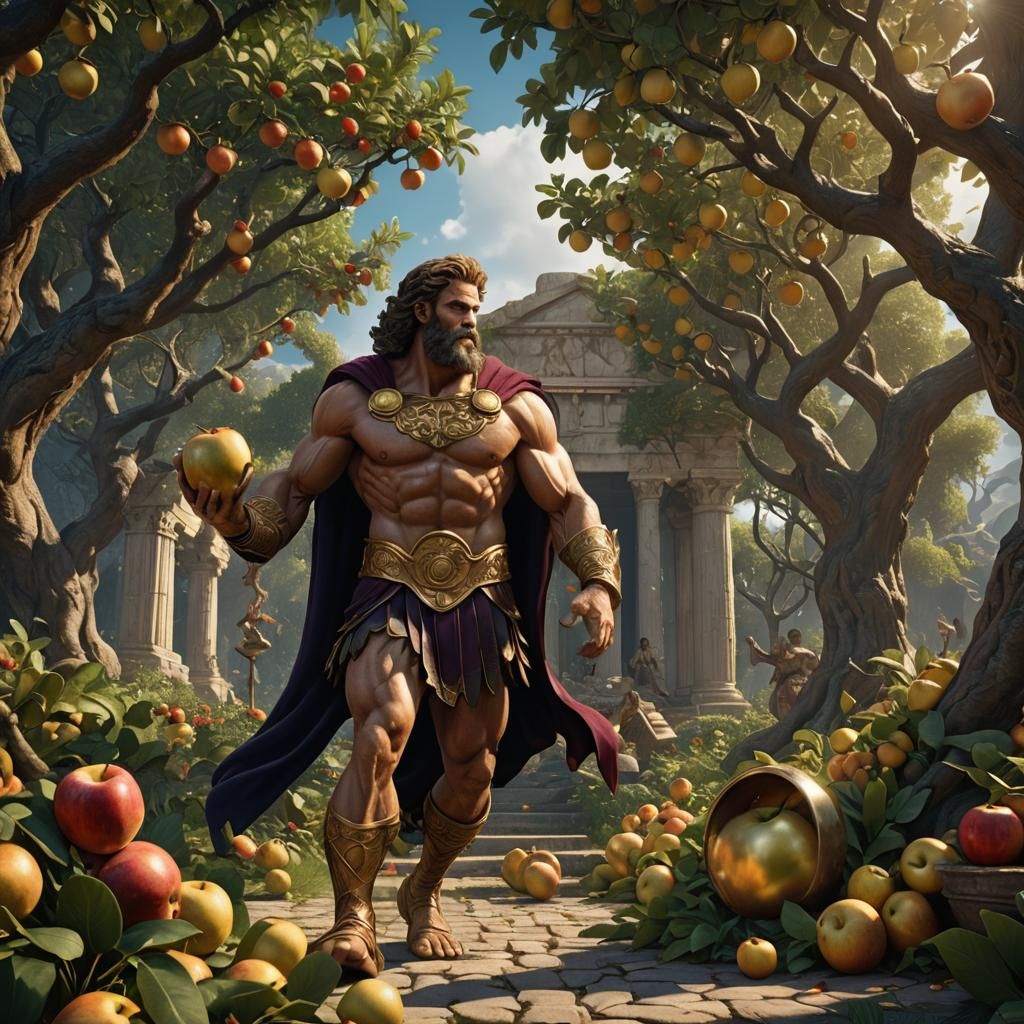 Hercules and the Golden Apples: Fantasy Concept Art