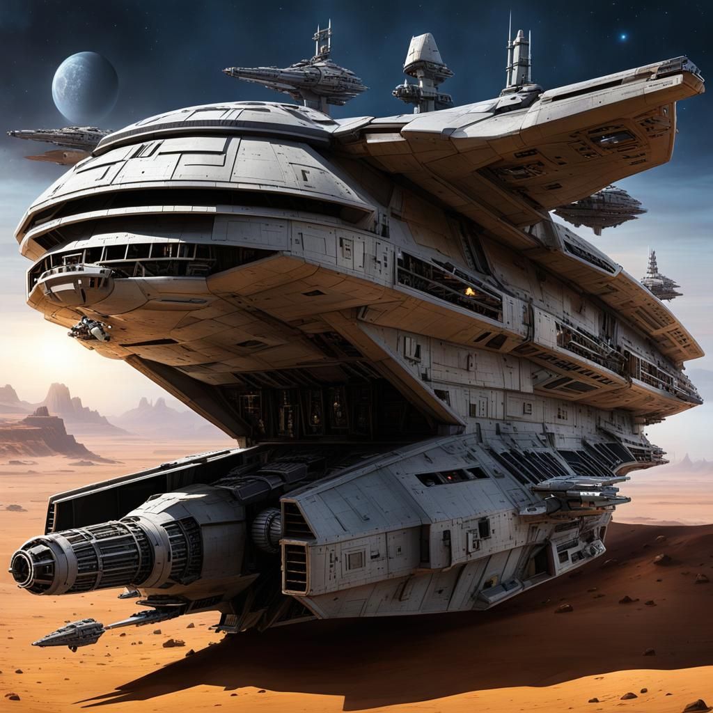 Ithorian Herd Ship Hybrid Starship Design