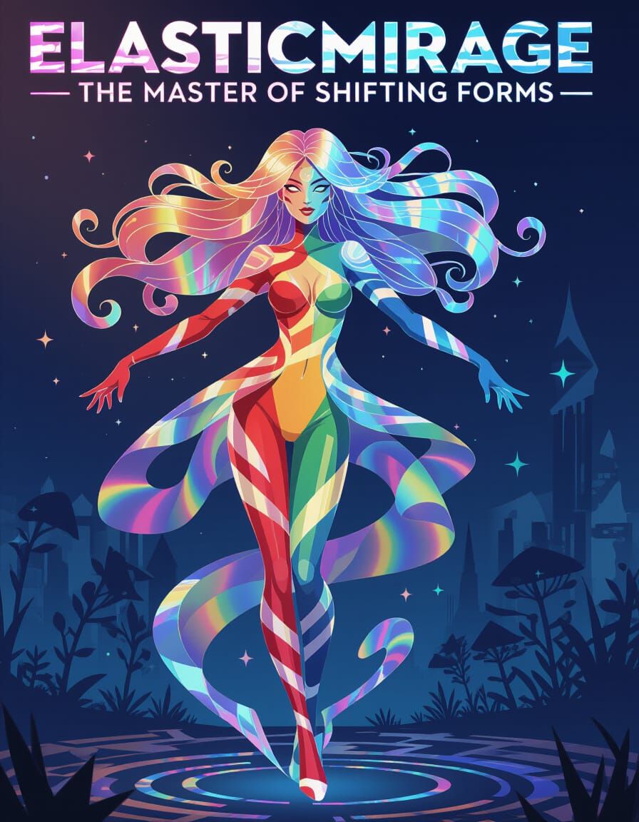 ElasticMirage Master of Shifting Forms in Neon City