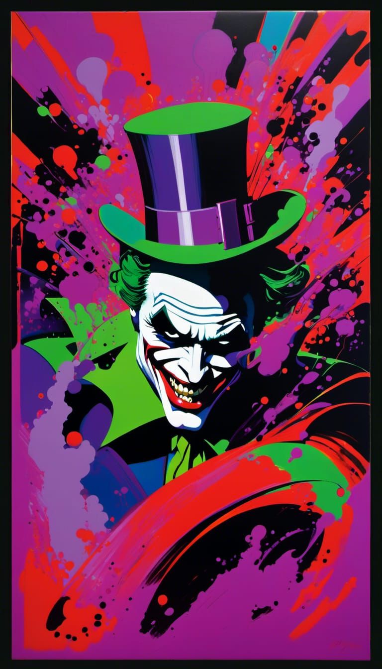 The Joker's Wrath: Impressionistic Chaos in Gotham