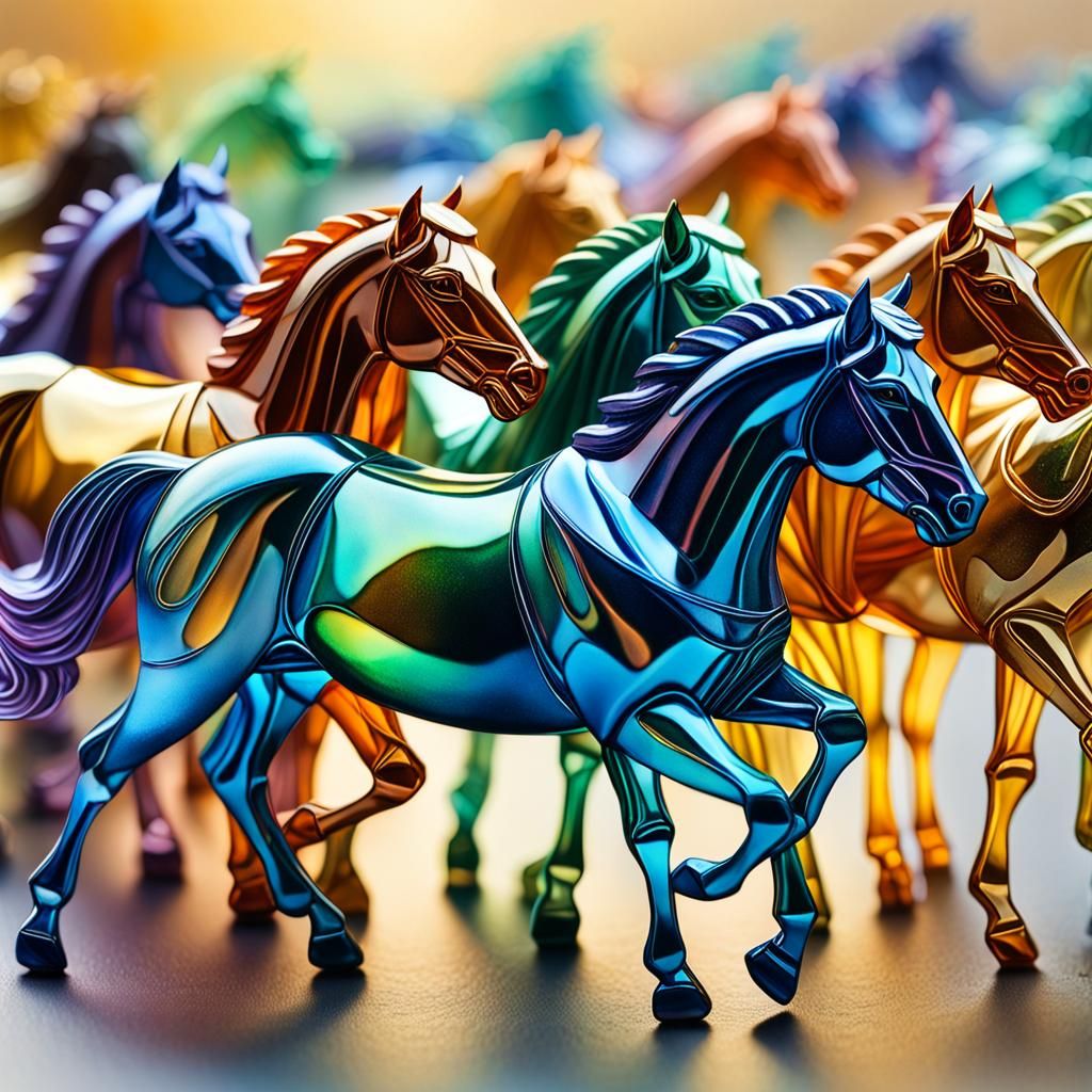 Glass horses