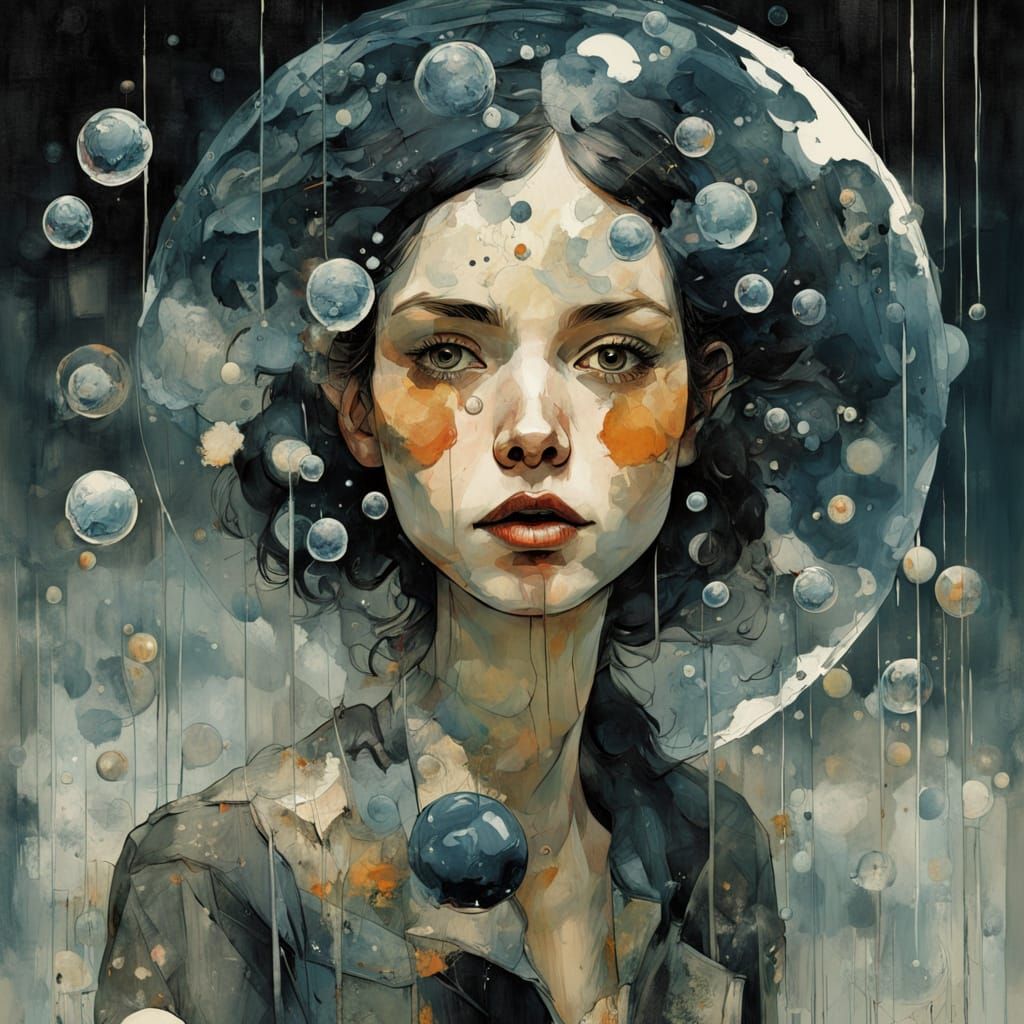 Surreal Memory Bubbles in an Impossible Forest