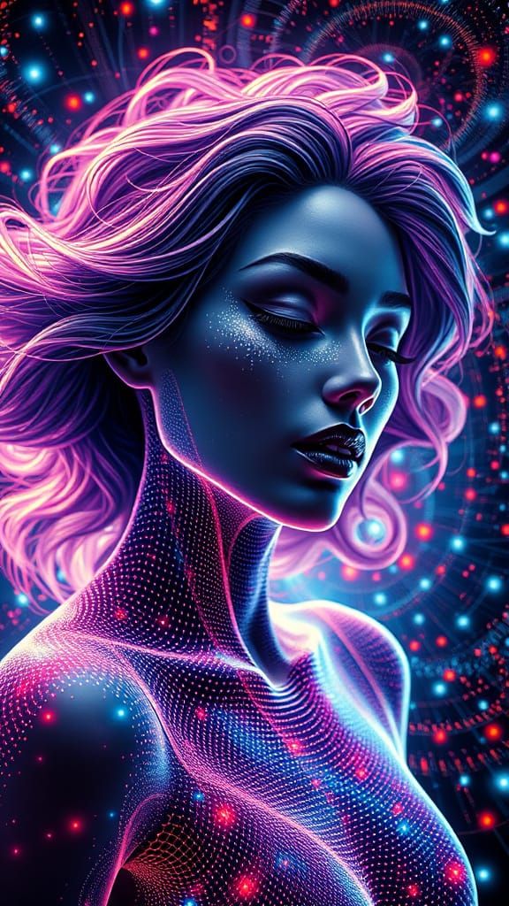 Stunning Super-Resolution Image of Science, Music, and Art