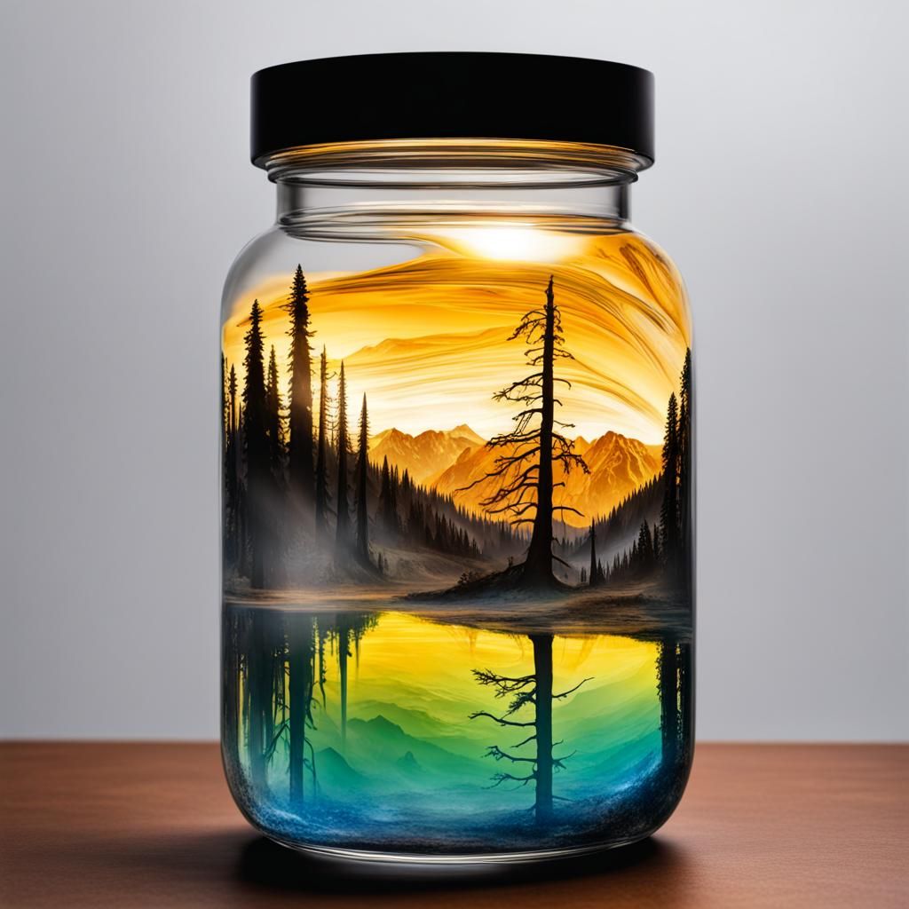 Yellowstone in a Jar: Miniature Landscape