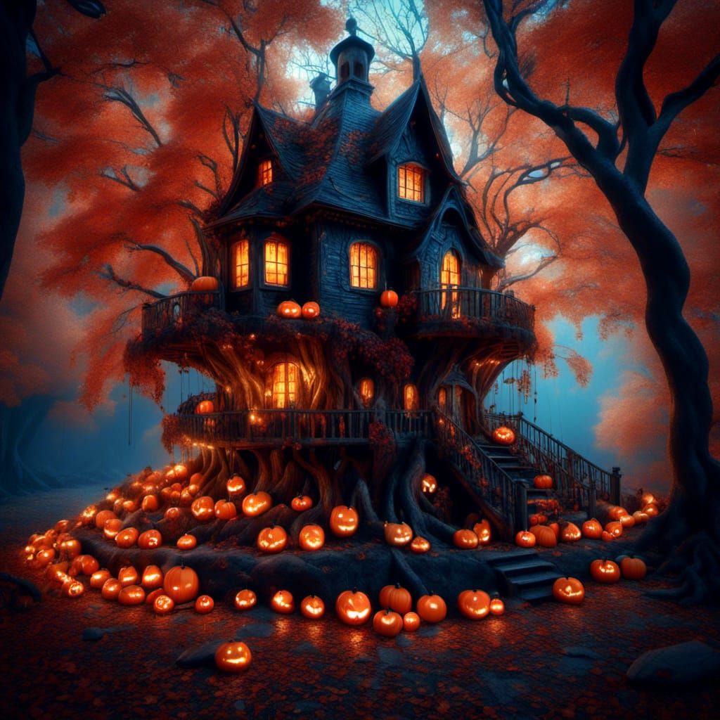 Halloween Treehouse(2)🎃🍁🍂