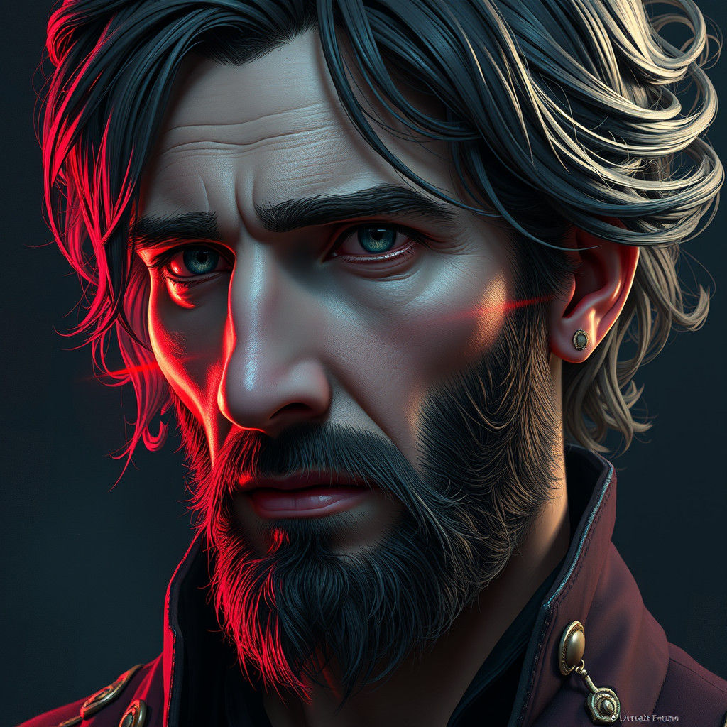 Detailed Portrait of James Walter Schell III