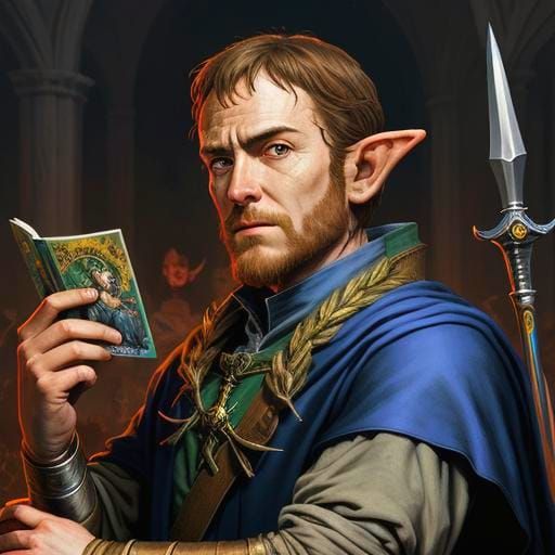 Elf Macbeth, Patron Saint of Aardvarks: Comic Book Art