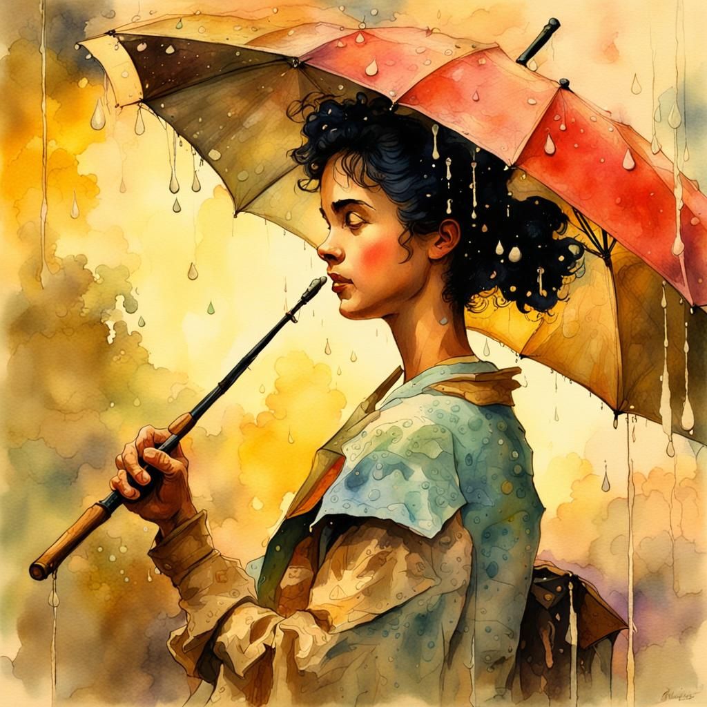 Golden Dreamscapes with Vintage Whimsy