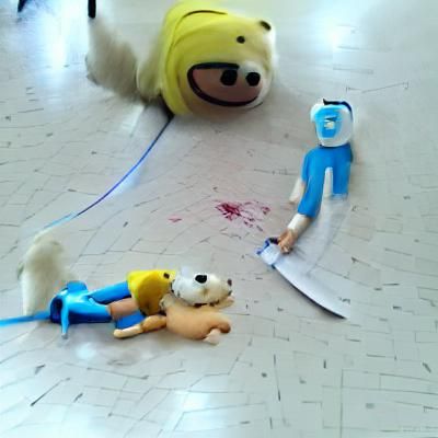Dark Adventure Time: Finn and Jake Turn Violent