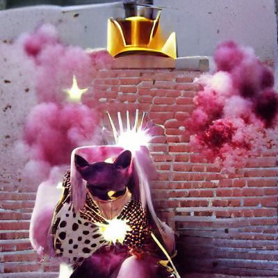 Cyberpunk Assassin in Neon Alley