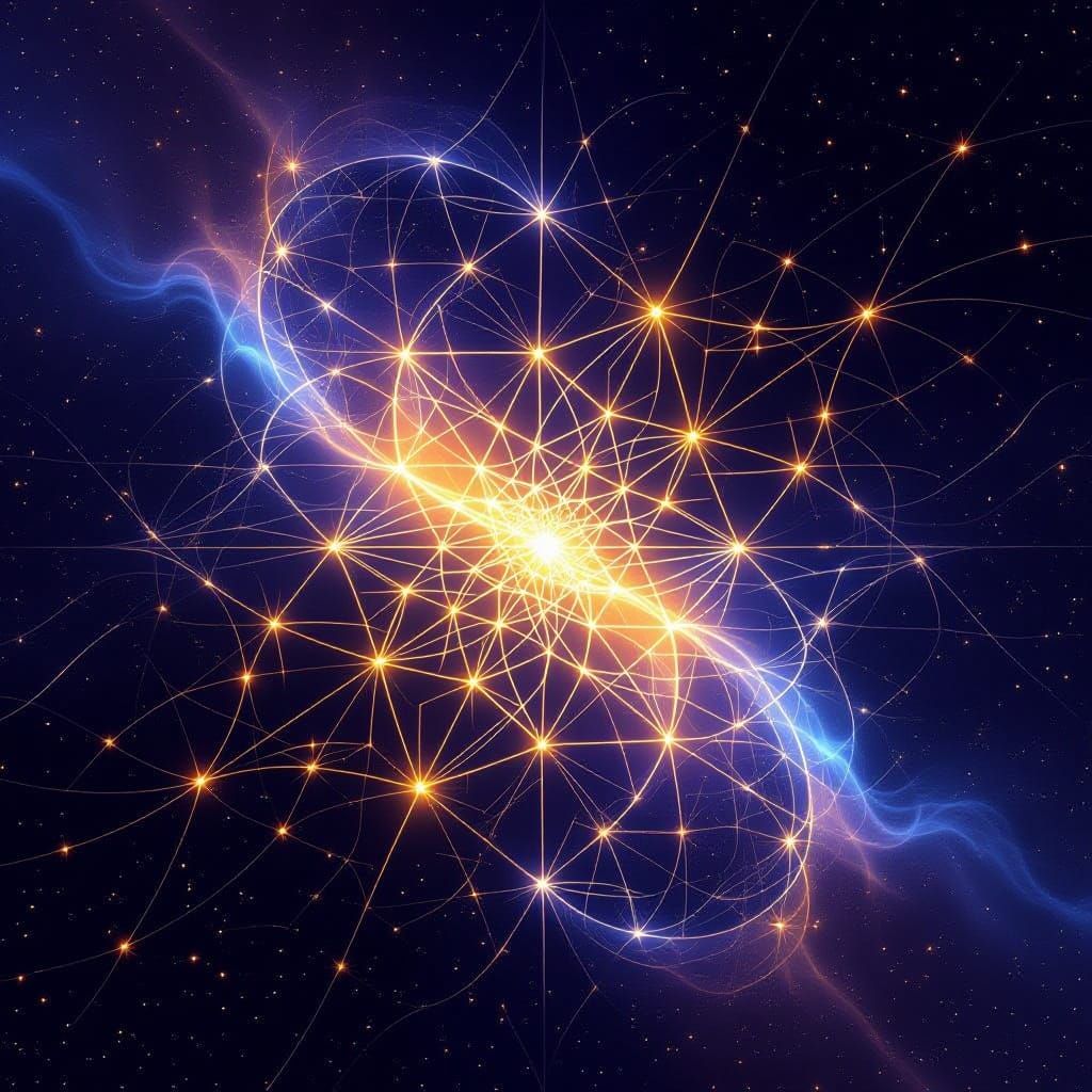 Cosmic Web of Starlight and Nebulae