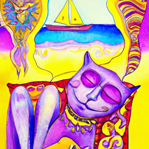 Cat Sleep Smile: Seaside Surrealism in Film Style