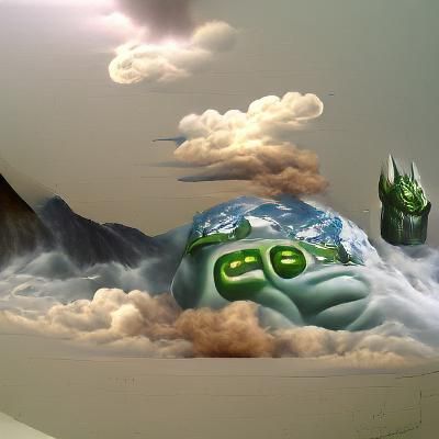 Geb, God of Earth: Detailed Matte Painting