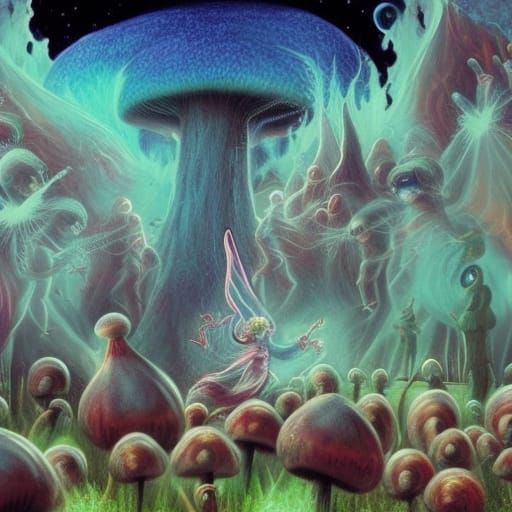 Psychedelic Dream: Mushrooms, Demons, and Space Travel