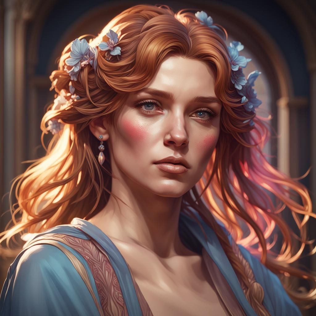 Detailed Portrait of R in Unreal Engine 5