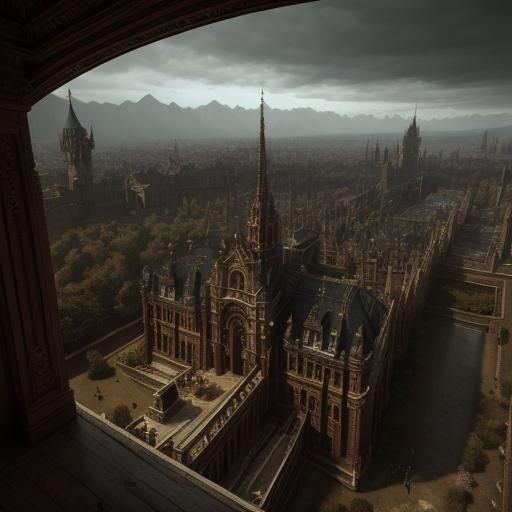 Baron's City Mansion on Manticore: Hyperrealistic 41st Centu...