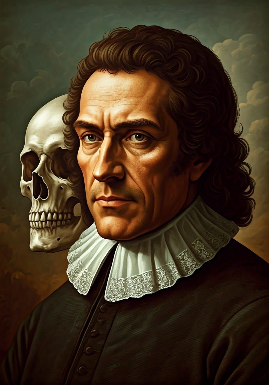 Hamlet and Skull in a Single Image
