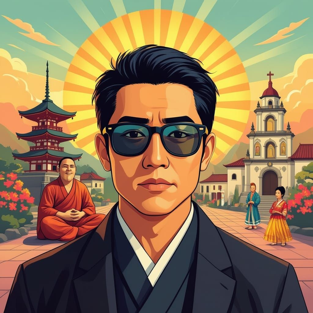 Nikkei Man Bridging Japanese and Peruvian Cultures