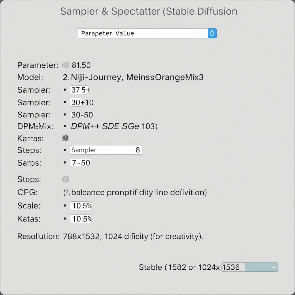 Stable Diffusion Model Settings for AI Art