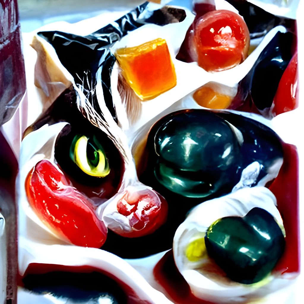 Candy Cats: An Oil Painting
