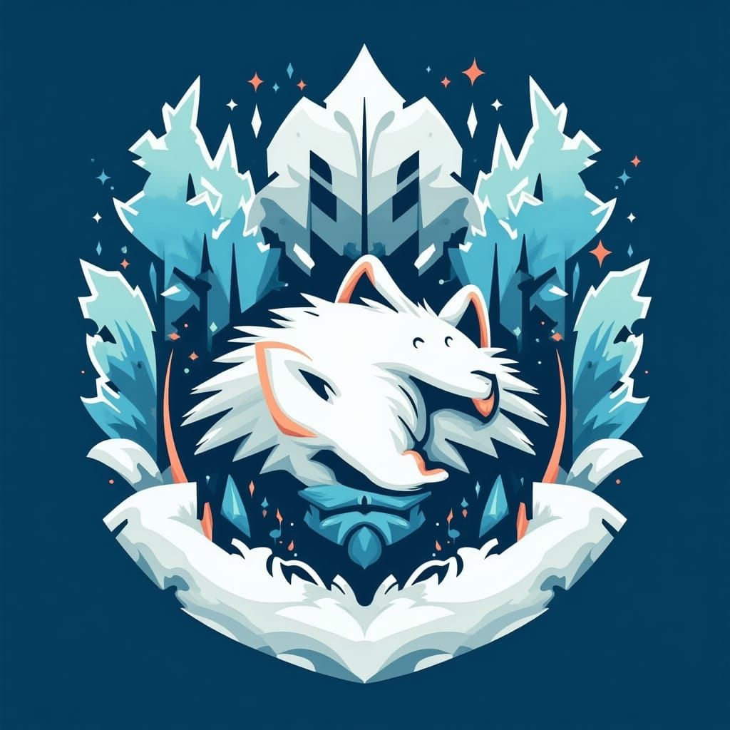 Sable Hockey Team Logo in Digital Art Style