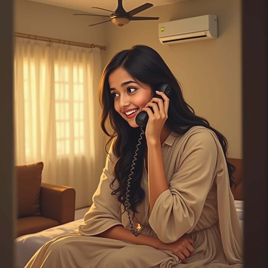 Joyful Bangla Girl in Stylish Salwar Kameez