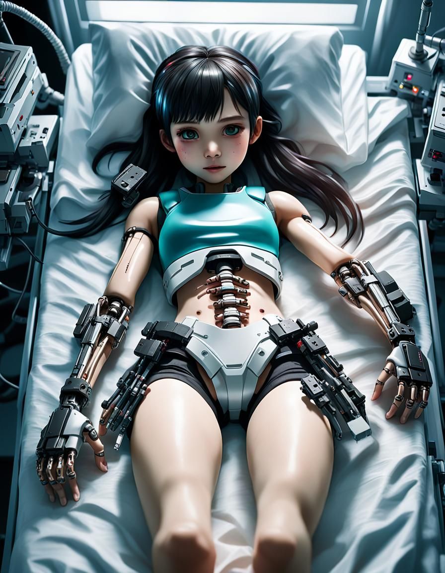 Cyberpunk Amputee Receives Cybernetic Limbs