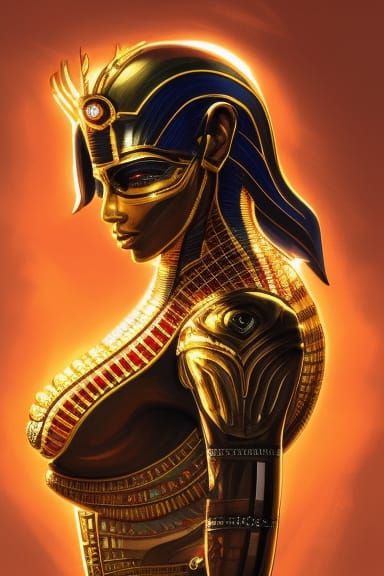 Ghost Rider as Egyptian Pharaoh Concept Art