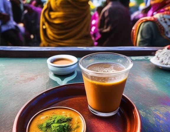 That awaited "Indian masala chai" (Tea)