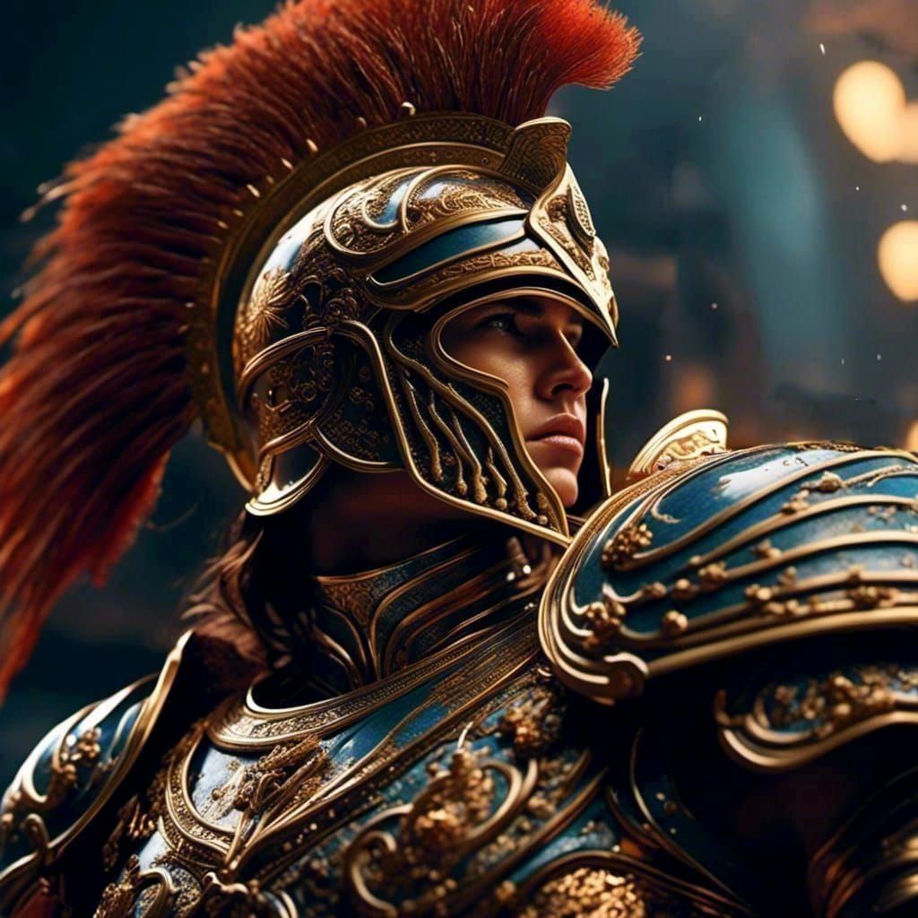 Paris of Troy in Dark Fantasy Style