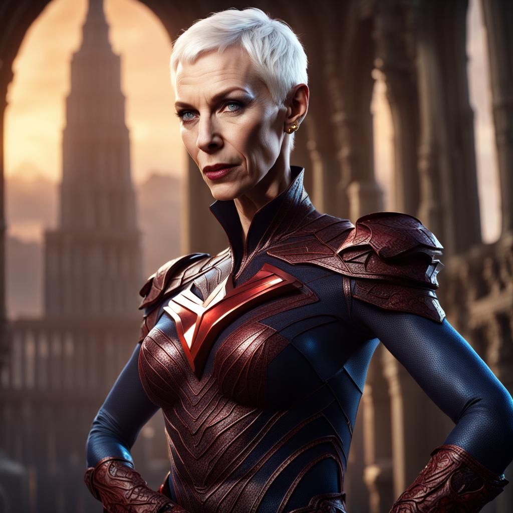 Annie Lennox: Superhero Concept Art in 8k