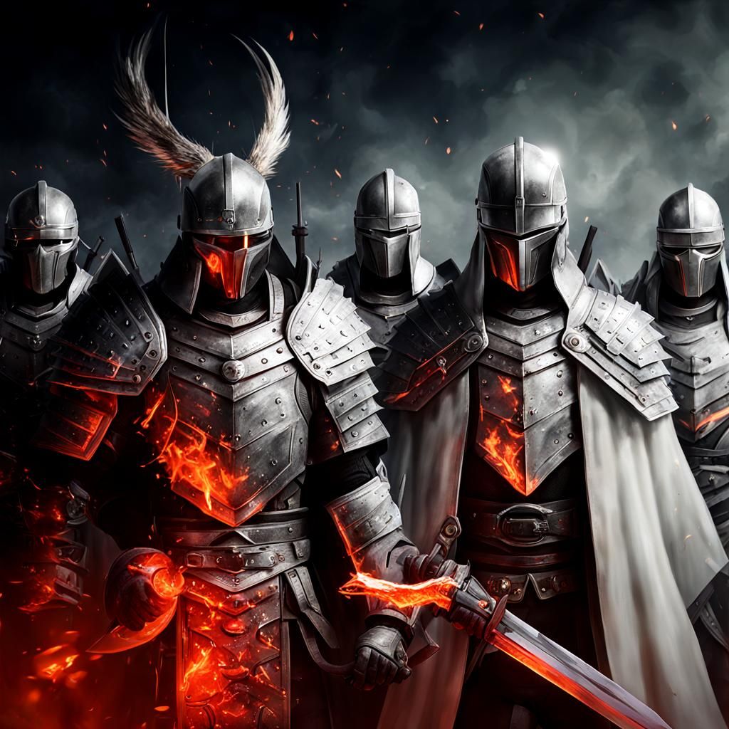 Light Warriors: AI Generated Image