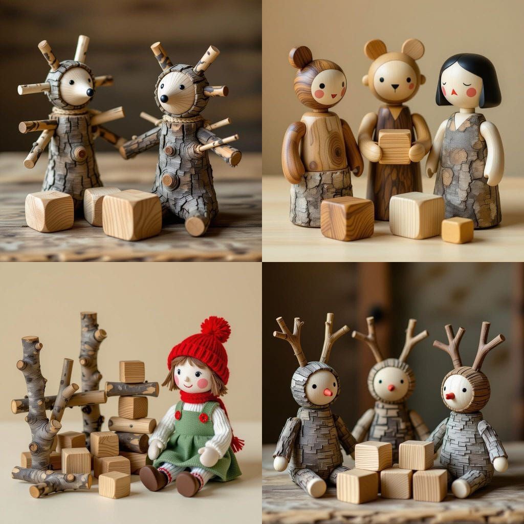 Handmade Wooden Toys from Natural Materials