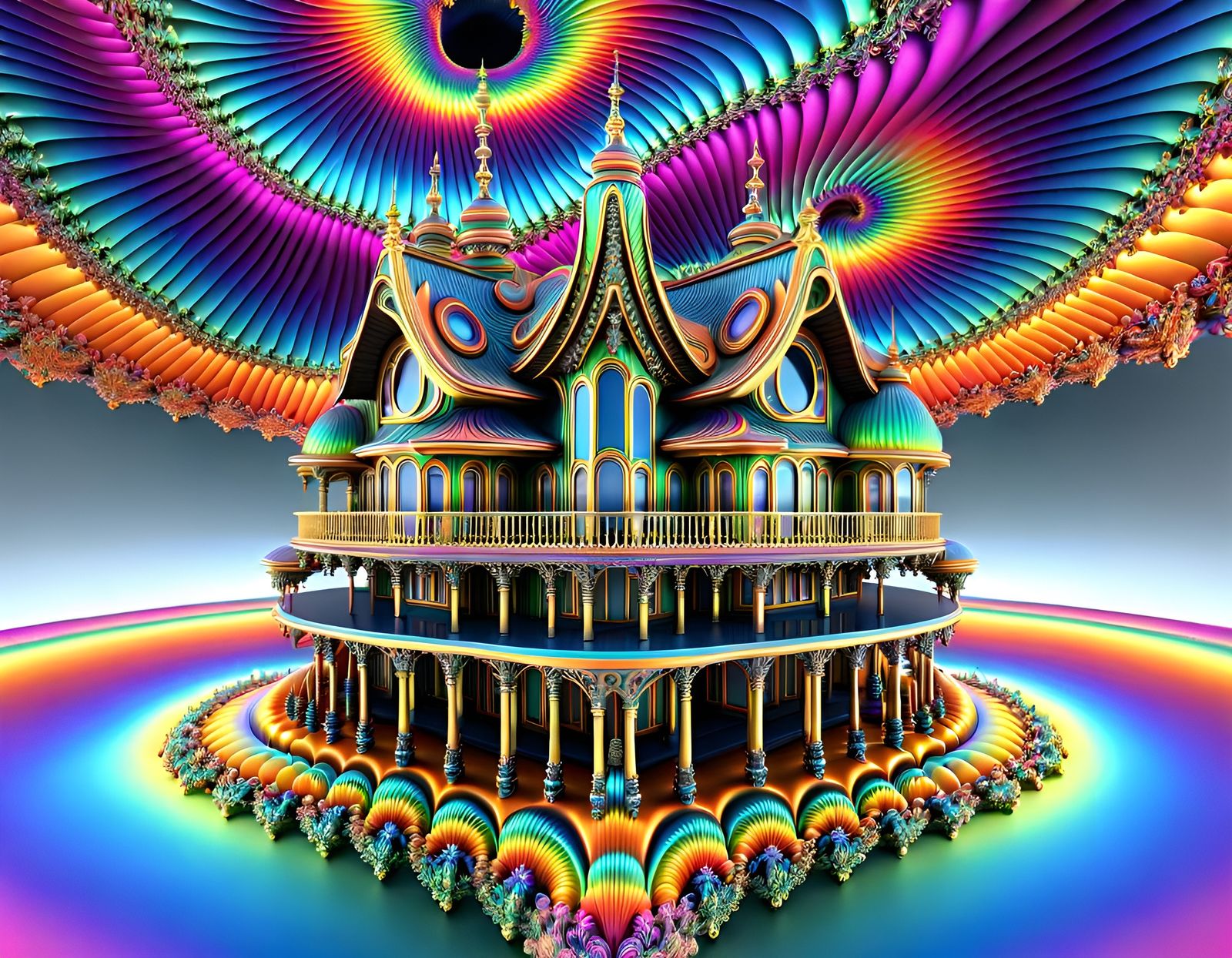 Mandelbulb Fractal House