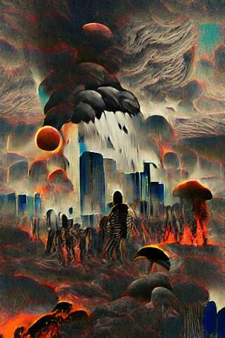 Bleak Post-Apocalyptic Wasteland