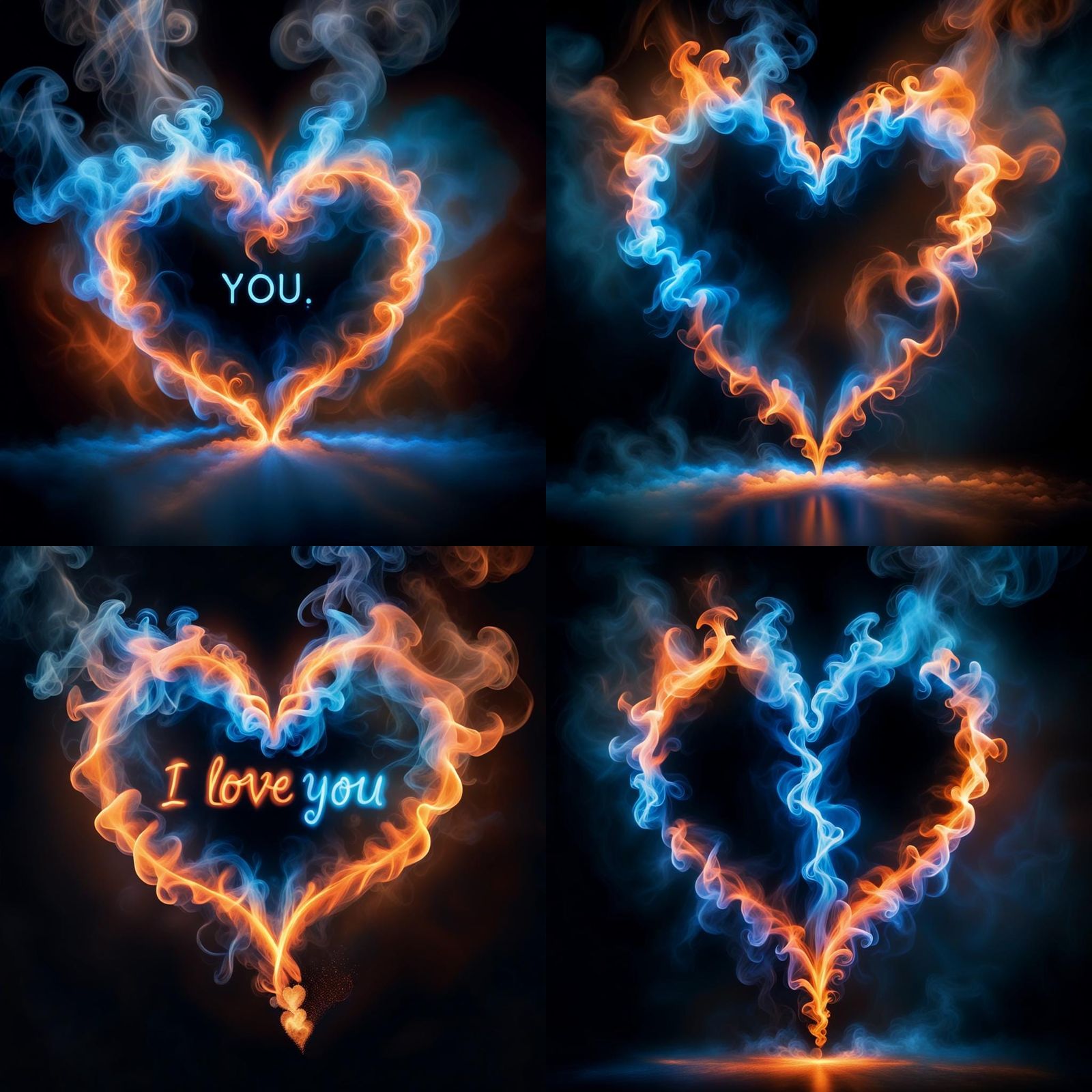 Mystical Smoke Reveals Love Message