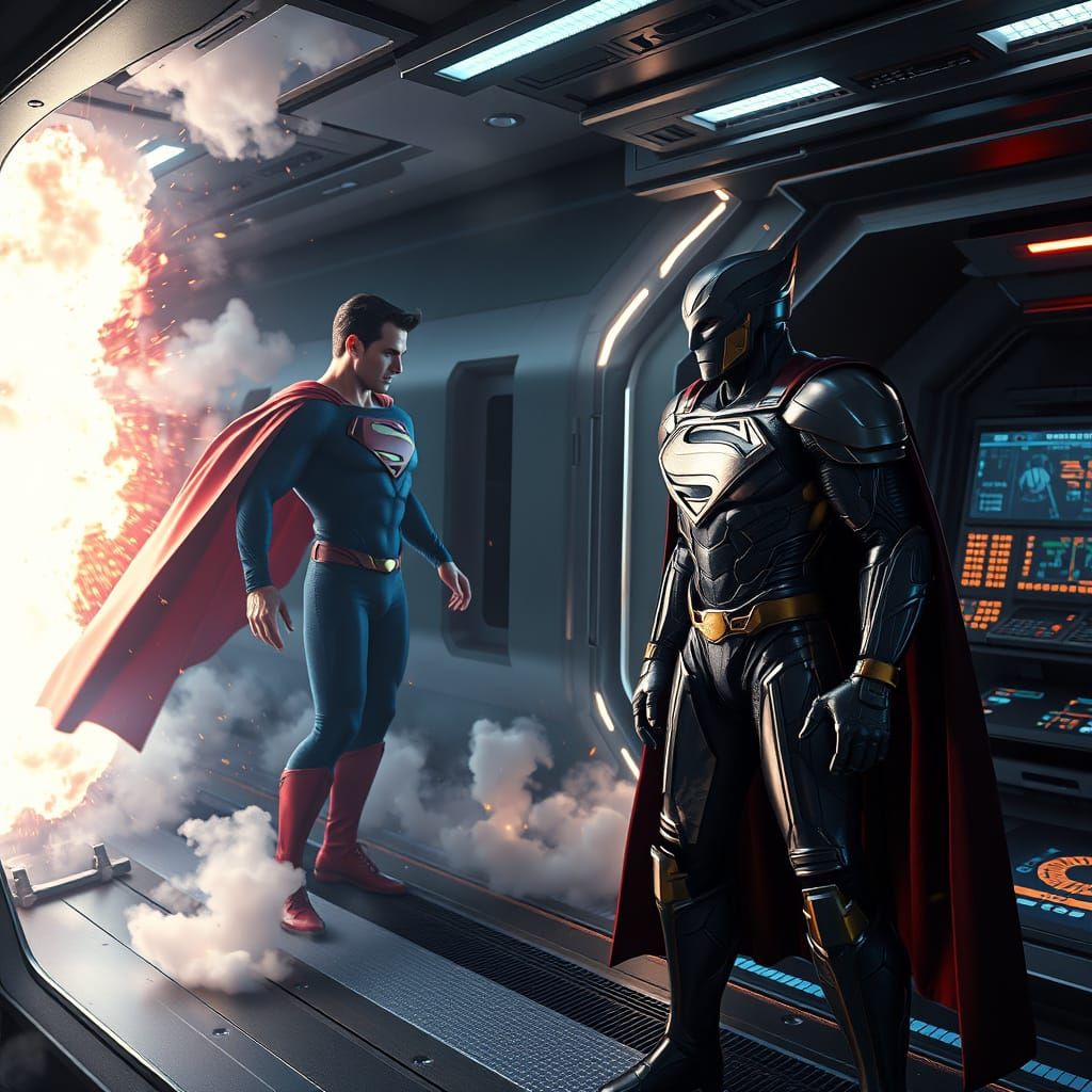 Superman Witnesses Martian Manhunter Phase Through Space Sta...