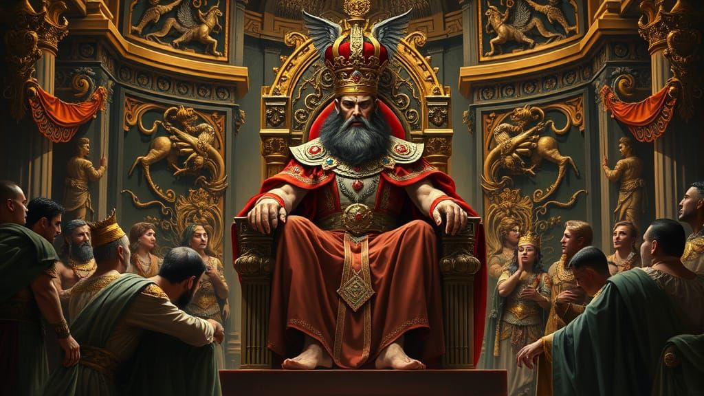 Nimrod on Extravagant Throne: Frazetta, Stalenhag, Mead