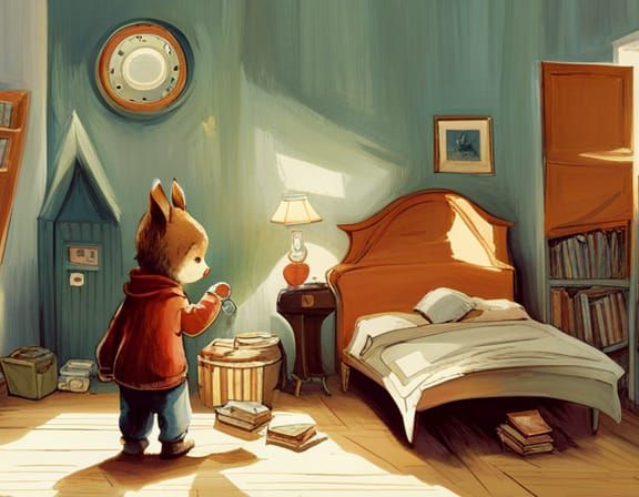 Enchanting Book Illustration in Dreamy Style