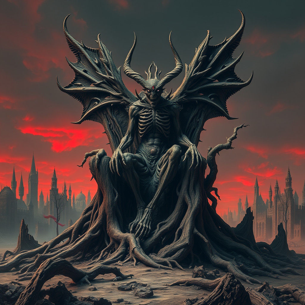 Root Throne Humanoid in Crimson Apocalypse