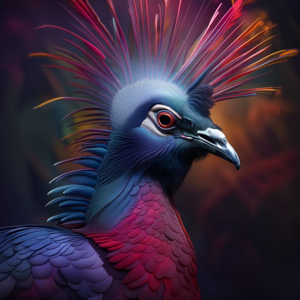 Victoria Crowned Pigeon