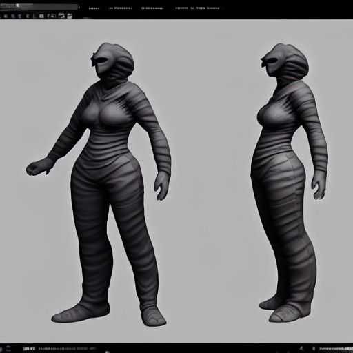 Original Character with 3D Shading