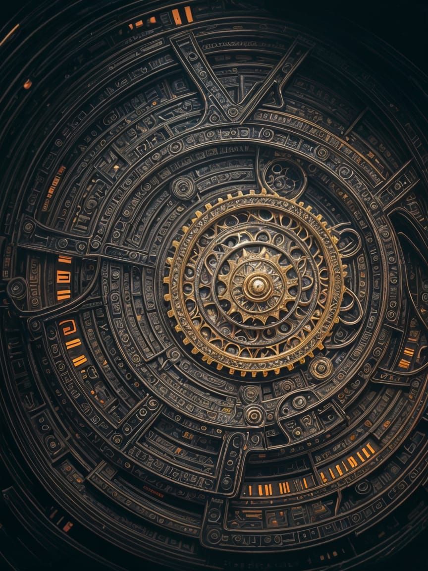 Psychedelic Soul in Clock Spring, Expressionist Art