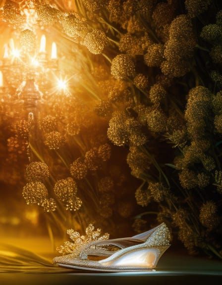 Cinderella Portrait in Hyperrealistic Style