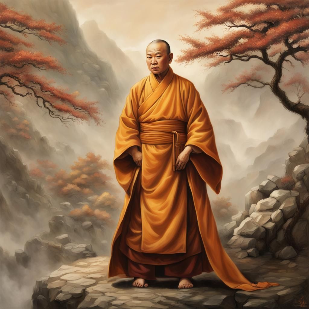 Tang Sanzang: Serene Monk from Journey to the West